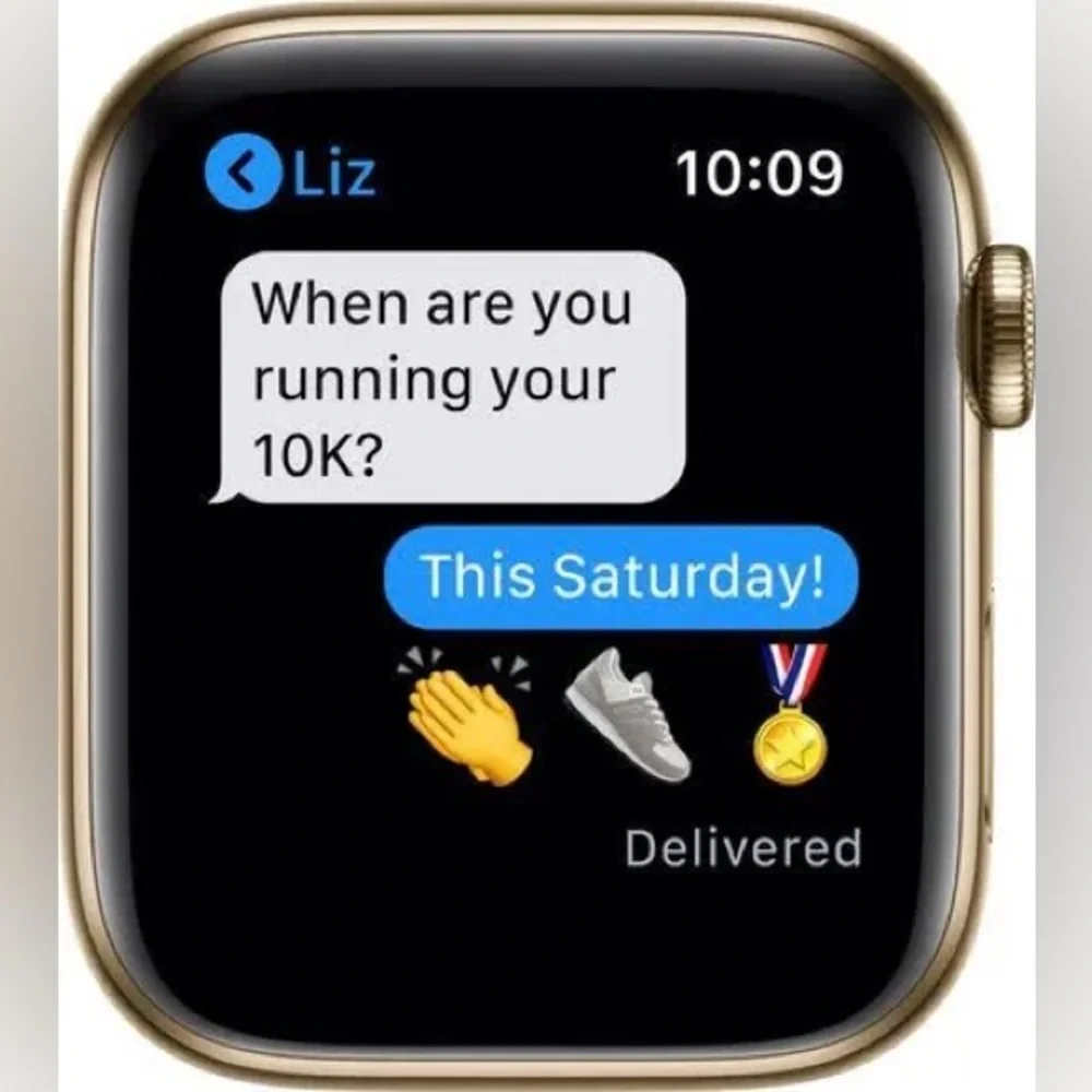 Limited Edition Apple Watch Series 6 44mm Gold Case with Cyprus Green Band